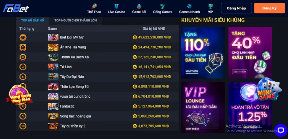 Live Casino 66win bet với Dealer Người Thật